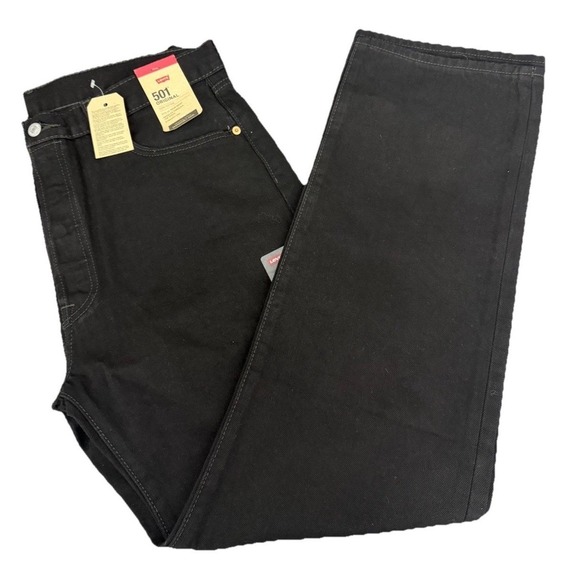 Levi's Men's 501 Original Button Fly Black Denim Jeans 100% Cotton SZ 36X32 New